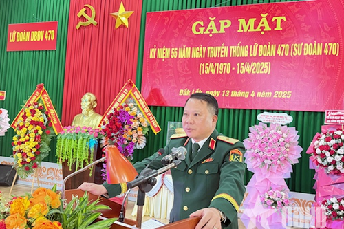 Lữ đoàn Công binh cầu đường dự bị động viên 470 kỷ niệm 55 năm Ngày truyền thống