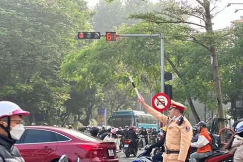 Hà Nội: Phân luồng giao thông phục vụ công tác bảo vệ Đoàn khách quốc tế