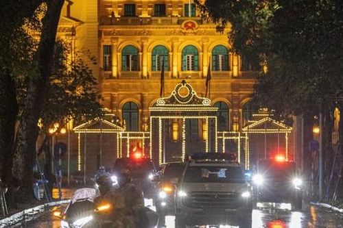 Công an Hà Nội diễn tập phương án đón đoàn khách quốc tế, đảm bảo an ninh ở cấp cao nhất