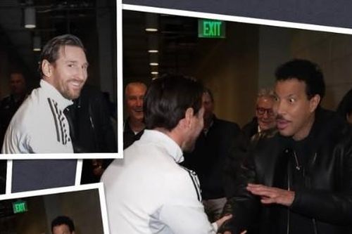 Messi lần đầu hội ngộ ca sĩ nổi tiếng được mẹ lấy đặt tên cho anh