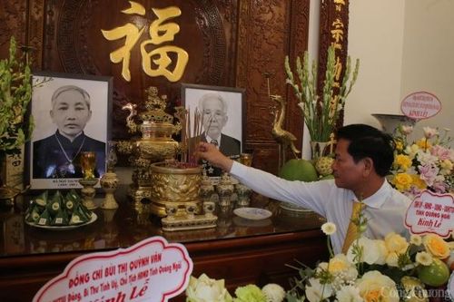 Quảng Ngãi: Kỷ niệm 110 năm ngày sinh đồng chí Võ Phấn