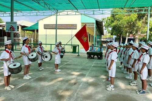 Hội thi nghi thức Đội huyện Phú Tân năm học 2024 - 2025