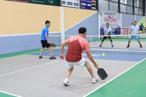 18 cặp vận động viên tham gia Giải Pickleball mở rộng lực lượng Cảnh sát cơ động