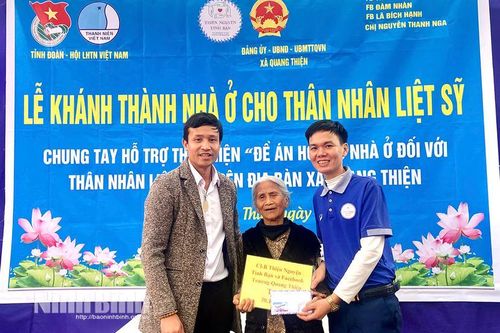 Khánh thành nhà cho thân nhân liệt sĩ tại xã Quang Thiện