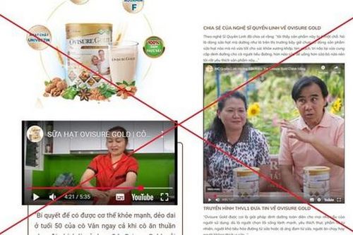 Quảng cáo sữa Ovisure Gold có dấu hiệu sai sự thật?