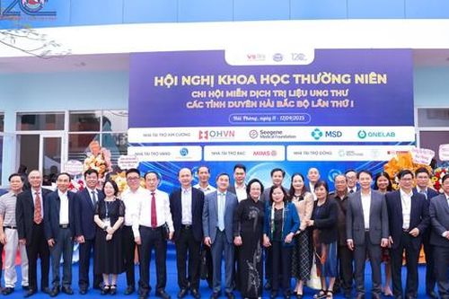 Chi hội Miễn dịch trị liệu ung thư các tỉnh Duyên hải Bắc Bộ ra mắt và tổ chức hội nghị khoa học đầu tiên