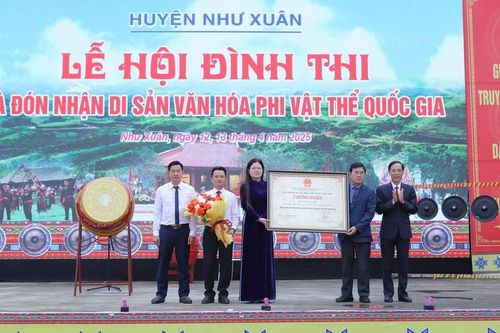 Đón Bằng công nhận Lễ hội Đình Thi là Di sản văn hóa phi vật thể quốc gia
