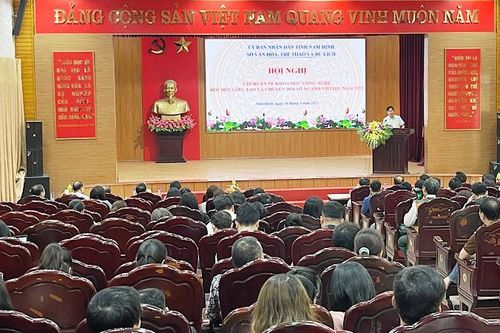 Ngành văn hóa, thể thao và du lịch tỉnh Nam Định tập huấn về khoa học-công nghệ, đổi mới sáng tạo và chuyển đổi số