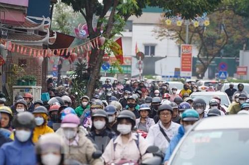 Toàn cảnh tuyến đường vừa được Sở Xây dựng Hà Nội xác định là điểm ùn tắc mới phát sinh