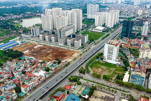 Cận cảnh 'điểm nóng' xây dựng hầm chui Hoàng Quốc Việt với 3.000 tỷ, 6 làn xe ở Hà Nội