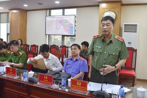 Bộ Công an đánh giá phương án sắp xếp Phân trại tạm giam, kho vật chứng tại Công an tỉnh Thanh Hóa