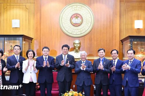 Ủy ban Mặt trận Tổ quốc Việt Nam tiếp Đoàn đại biểu Trung ương Đoàn Thanh niên Trung Quốc