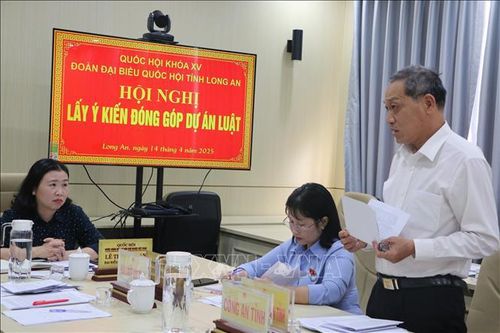 Đóng góp ý kiến đối với các dự án Luật trình tại Kỳ họp thứ 9, Quốc hội khóa XV