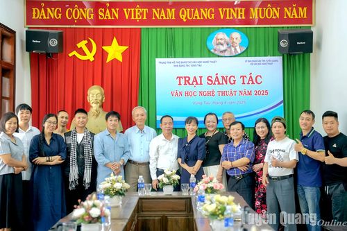 Hội Văn học nghệ thuật Tuyên Quang mở trại sáng tác tại Vũng Tàu