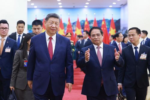 Thủ tướng Phạm Minh Chính hội kiến Tổng Bí thư, Chủ tịch nước Trung Quốc Tập Cận Bình