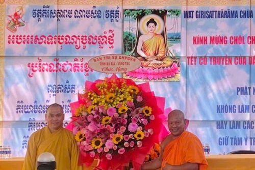 BR-VT: Chùa Nam Sơn đón Tết cổ truyền Chôl Chnăm Thmây năm 2025