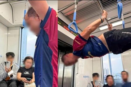 Xác minh, xử lý người đàn ông đu xà trên metro số 1