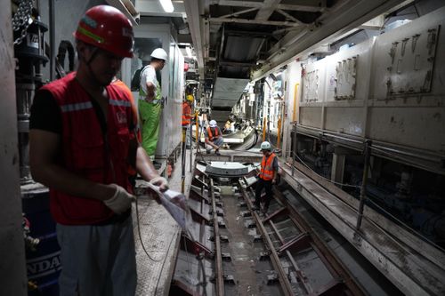 Tạm di dời 9 hộ dân để khoan ngầm metro Nhổn- Ga Hà Nội