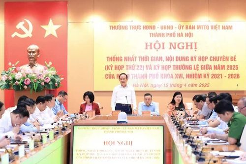 Kỳ họp chuyên đề của HĐND Thành phố Hà Nội sẽ diễn ra ngày 29/4