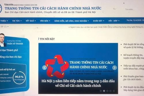 Hà Nội: kiện toàn Ban Biên tập, Tổ Công tác giúp việc Ban Biên tập Trang thông tin Cải cách hành chính nhà nước