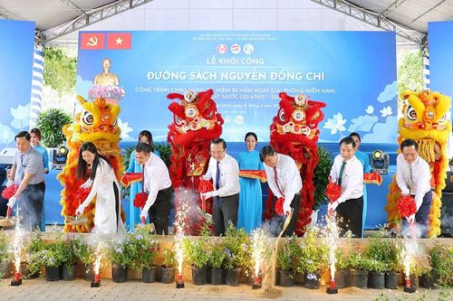 Khởi công Đường Sách Nguyễn Đổng Chi tại Quận 7