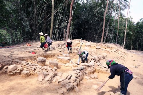 Xuất lộ dấu tích kiến trúc cổ ở vùng cao Bắc Mê