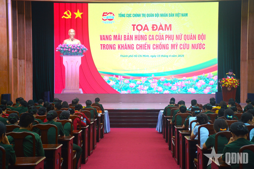 Tọa đàm 'Vang mãi bản hùng ca của Phụ nữ Quân đội trong kháng chiến chống Mỹ, cứu nước'