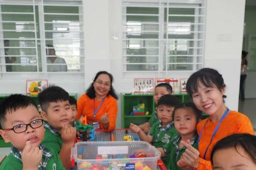 Quận 3 khánh thành Trường Mầm non 12, công trình chào mừng 50 năm Giải phóng miền Nam, thống nhất đất nước