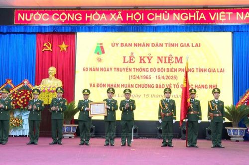 BĐBP Gia Lai tổ chức kỷ niệm 60 năm Ngày truyền thống và đón nhận Huân chương Bảo vệ Tổ quốc hạng Nhì
