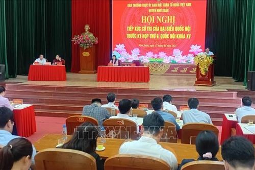 Cử tri Thanh Hóa: Kiến nghị quan tâm, đầu tư các công trình thiết yếu tại miền núi