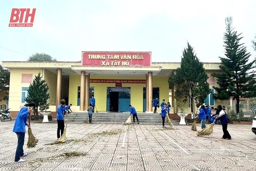 Mô hình khu dân cư 'sáng - xanh - sạch - đẹp - an toàn' ở huyện Thọ Xuân