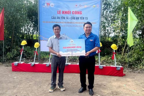 Tri Tôn khởi công xây dựng cầu An Yên 14 và An Yên 15