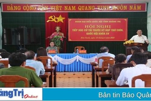 Tiếp xúc cử tri trước kỳ họp thứ 9, Quốc hội khóa XV