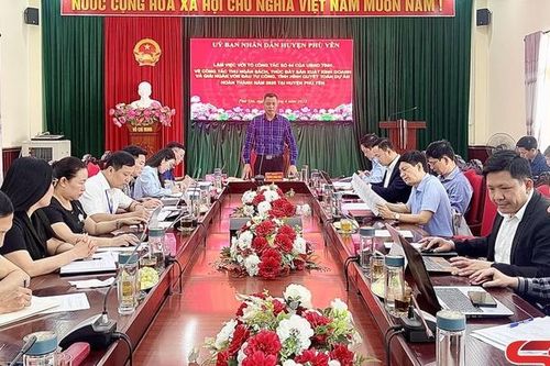 Đồng chí Phó Chủ tịch UBND tỉnh làm việc tại huyện Phù Yên