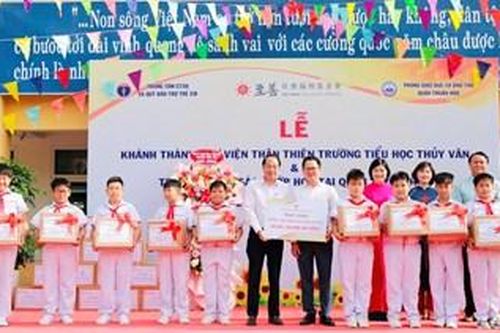 Zhi Shan Foundation hỗ trợ xây dựng thư viện thân thiện tại Trường Tiểu học Thủy Vân