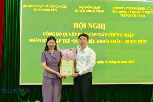 Công bố nhãn hiệu tập thể 'Dược liệu Khoái Châu - Hưng Yên'