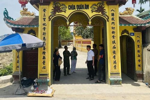 Phát hiện thi thể trẻ sơ sinh trước cổng chùa ở Hải Phòng