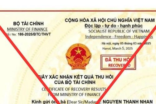 Cảnh báo giả mạo con dấu, chữ ký lãnh đạo Bộ Tài chính để lừa đảo