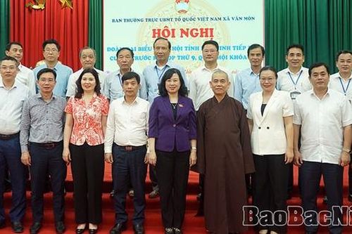 Bộ trưởng Bộ Y tế Đào Hồng Lan tiếp xúc cử tri trước kỳ họp thứ 9, Quốc hội khóa XV