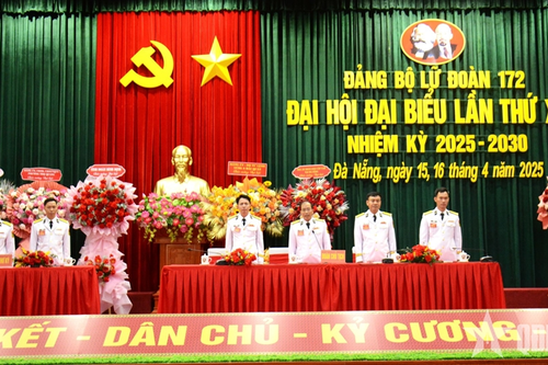 Đảng bộ Lữ đoàn 172 tổ chức Đại hội đại biểu nhiệm kỳ 2025-2030
