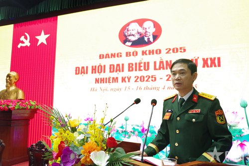 Đảng bộ Kho 205 tổ chức thành công đại hội nhiệm kỳ 2025-2030