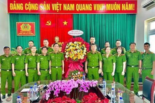 Lãnh đạo Công an TP Đà Nẵng chúc mừng Ngày truyền thống lực lượng Cảnh sát cơ động