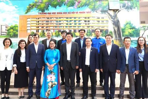Đoàn đại biểu cấp cao Đoàn TNCS Trung Quốc thăm và làm việc tại trường ĐH KHXH&NV (ĐHQG TP. HCM)