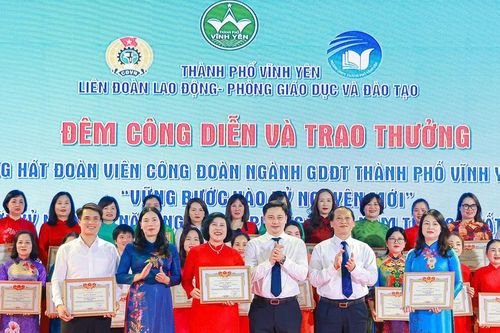 Ấn tượng đêm công diễn Tiếng hát đoàn viên Công đoàn ngành Giáo dục TP Vĩnh Yên