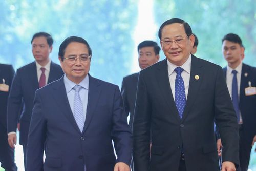Thủ tướng Lào đánh giá cao Việt Nam chủ động trao đổi với Mỹ về thuế đối ứng