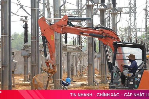 Đưa dự án Trạm Biến áp 220kV Vũng Áng về đích trước 30/4