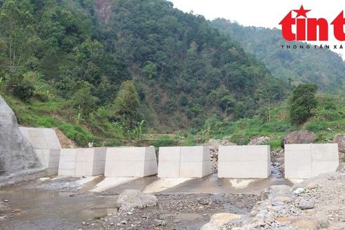 Khánh thành công trình đập Sabo giúp giảm lũ quét đầu tiên tại Việt Nam