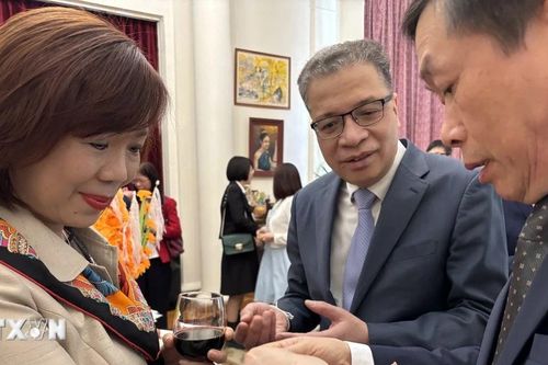 Đại sứ quán Việt Nam tại Liên bang Nga chúc mừng Tết Bunpimay của Lào