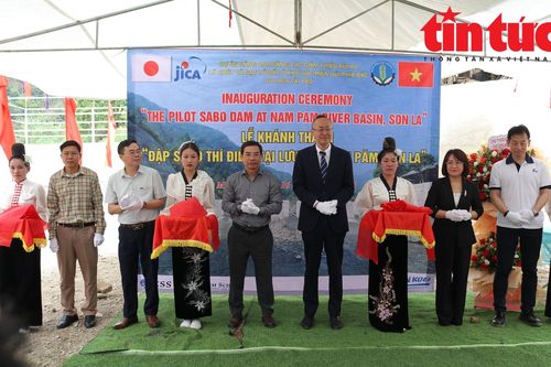Khánh thành đập Sabo, giảm thiểu rủi ro lũ quét và sạt lở đất ở Sơn La