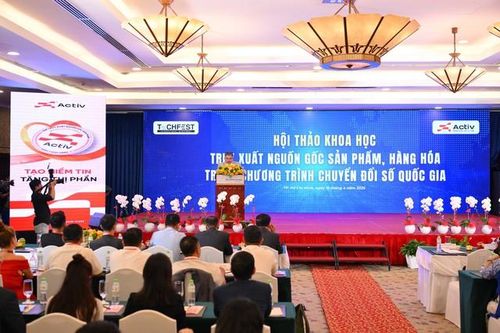 Hội thảo 'Truy xuất nguồn gốc sản phẩm, hàng hóa trong chương trình chuyển đổi số quốc gia'
